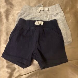Carter's Navy and Gray Kids Shorts Set